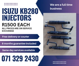 Isuzu Kb280 Injectors For Sale With Warranty