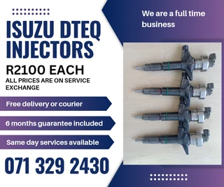 Isuzu Dteq Injectors For Sale With Warranty