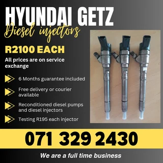 Hyundai Getz Diesel Injectors For Sale With Warranty