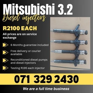 MITSHIBISHI TRITON 3.2 INJECTORS FORVSALE WITH WARRANTY