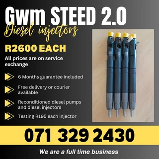 Gwm Steed 2.0 Injectors For Sale With Warranty