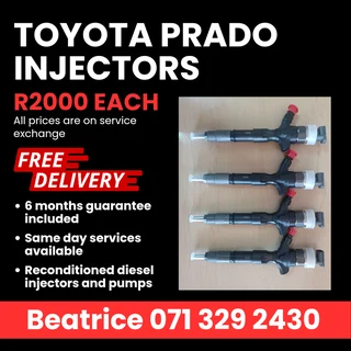 Toyota Prado Diesel Injectors For Sale With Warranty