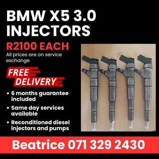 Bmw X5 3.0 Injectors For Sale With Warranty