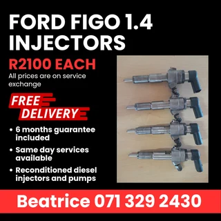 Ford Figo 1.4 Injectors For Sale With Warranty