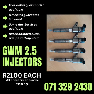 Gwm 2.5 Injectors For Sale With Warranty