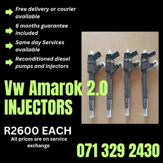 Vw Amarok 2.0 Injectors For Sale With Warranty