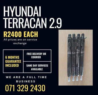 Hyundai Terracan 2.9 Injectors For Sale With Warranty