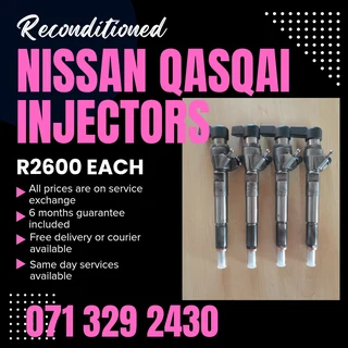 Nissan Qasqai 1.5 Injectors For Sale With Warranty