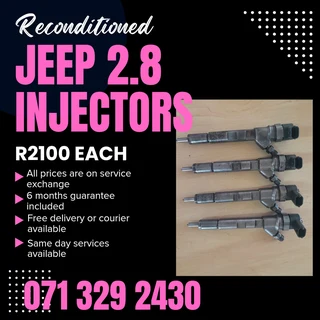 Jeep 2.8 Injectors For Sale With Warranty