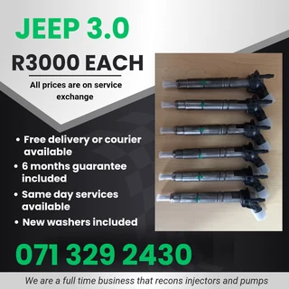 Jeep Cherokee 3.0 Injectors For Sale With Warranty