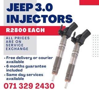 Jeep 3.0 Injectors For Sale With Warranty