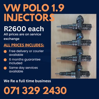 Vw Polo 1.9 Injectors For Sale With Warranty