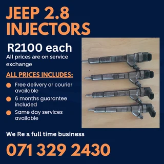 Jeep 2.8 Injectors For Sale With Warranty