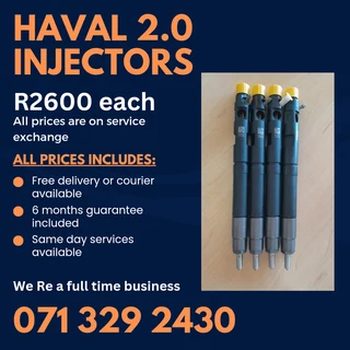 Haval 2.0 Injectors For Sale With Warrantt