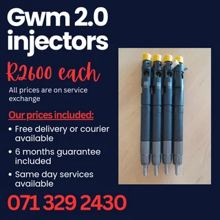 Gwm 2.0 Injectors For Sale With Warranty