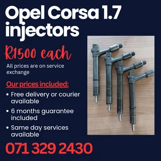 Opel Corsa 1.7 Injectors For Sale With Warranty