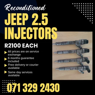 Jeep 2.5 Injectors For Sale With Warranty