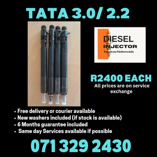 Tata 2.2 And 3.0 Injectors For Sale With Warranty