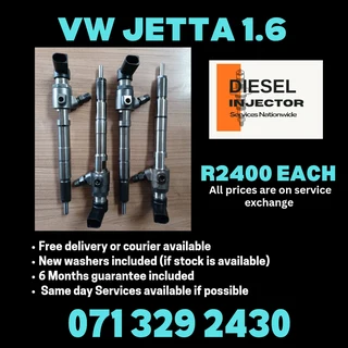 Vw Jetta 1.6 Injectors For Sale With Warranty