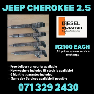 Jeep Cherokee 2.5vinjectors For Sale With Warranty