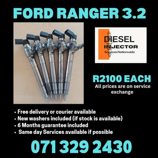Ford Ranger 3.2 Injectors For Sale With Warranty