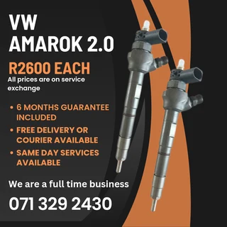 Vw Amarok 2.0 Injectors For Sale With Warranty