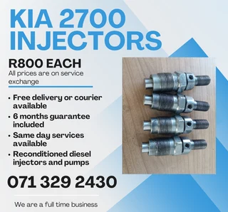 Kia 2700 Injectors For Sale With Warranty