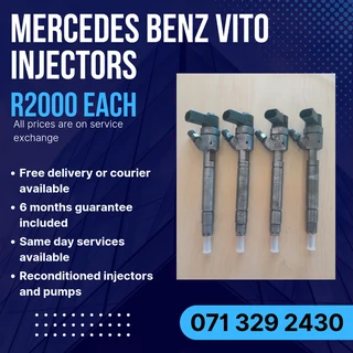 Mercedes Benz Vito Injectors For Sale With Warranty