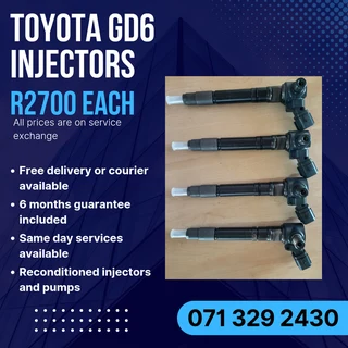 Toyota Gd6 Injectors For Sale With Warranty