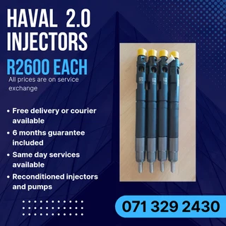 Haval 2.0 Injectors For Sale With Warranty