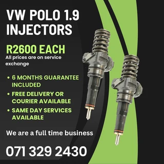 Vw Polo 1.9 Injectors For Sale With Warranty