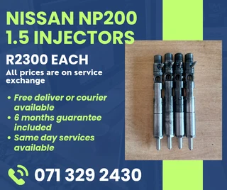 Nissan Np200 1.5 Diesel Injectors For Sale With Warranty