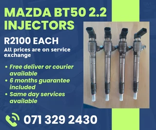 Mazda Bt50 2.2 Diesel Injectors For Sale With Warranty