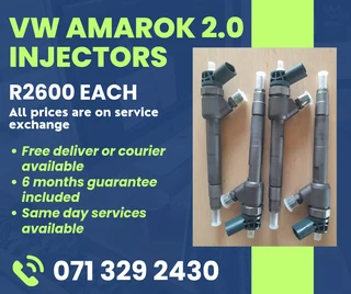 Vw Amarok 2.0 Injectors For Sale With Warranty