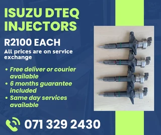 Isuzu Dteq Injectors For Sale With Warranty