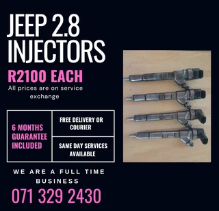 Jeep 2.8 Diesel Injectors For Sale With Warranty
