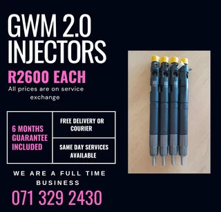Gwm 2.0 Injectors For Sale With Warranty