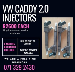 Vw Caddy 2.0 Injectors For Sale With Warranty