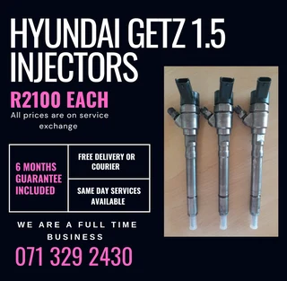 Hyundai Getz 1.5 Diesel Injectors For Sale With Warranty