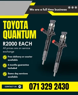 Toyota Quantum Injectors For Sale With Warranty