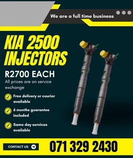 Kia 2500 Injectors For Sale With Warranty
