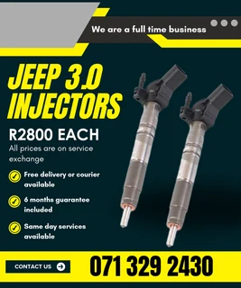 Jeep 3.0 Diesel Injectors For Sale With Warranty
