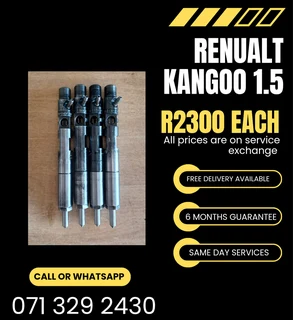 Renualt Kangoo 1.5 Injectors Fpr Sale With Warranty