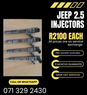 Jeep 2.5 Injectors For Sale With Warranty