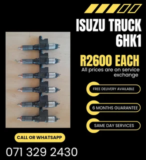 Isuzu Truck 6hk1 Injectors For Sale With Warranty