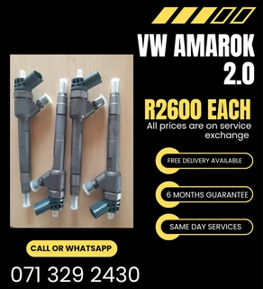 Vw Amarok 2.0 Injectors For Sale With Warranty