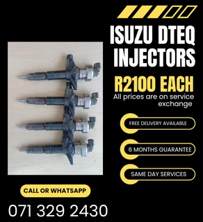 Isuzu Dteq Injectors For Sale With Warranty