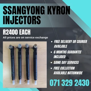SSANGYONG KYRON 2.0 DIESEL INJECTORS FOR SALE WITH WARRANTY