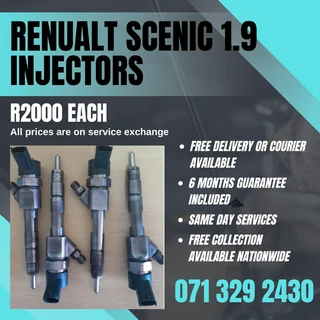 Renualt Scenic 1.9 Injectors For Sale With Warranty On