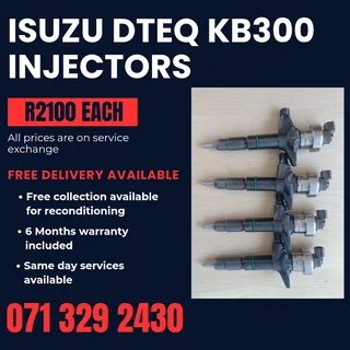 Isuzu Dteq Kb300 Diesel Injectors For Sale With Warranty